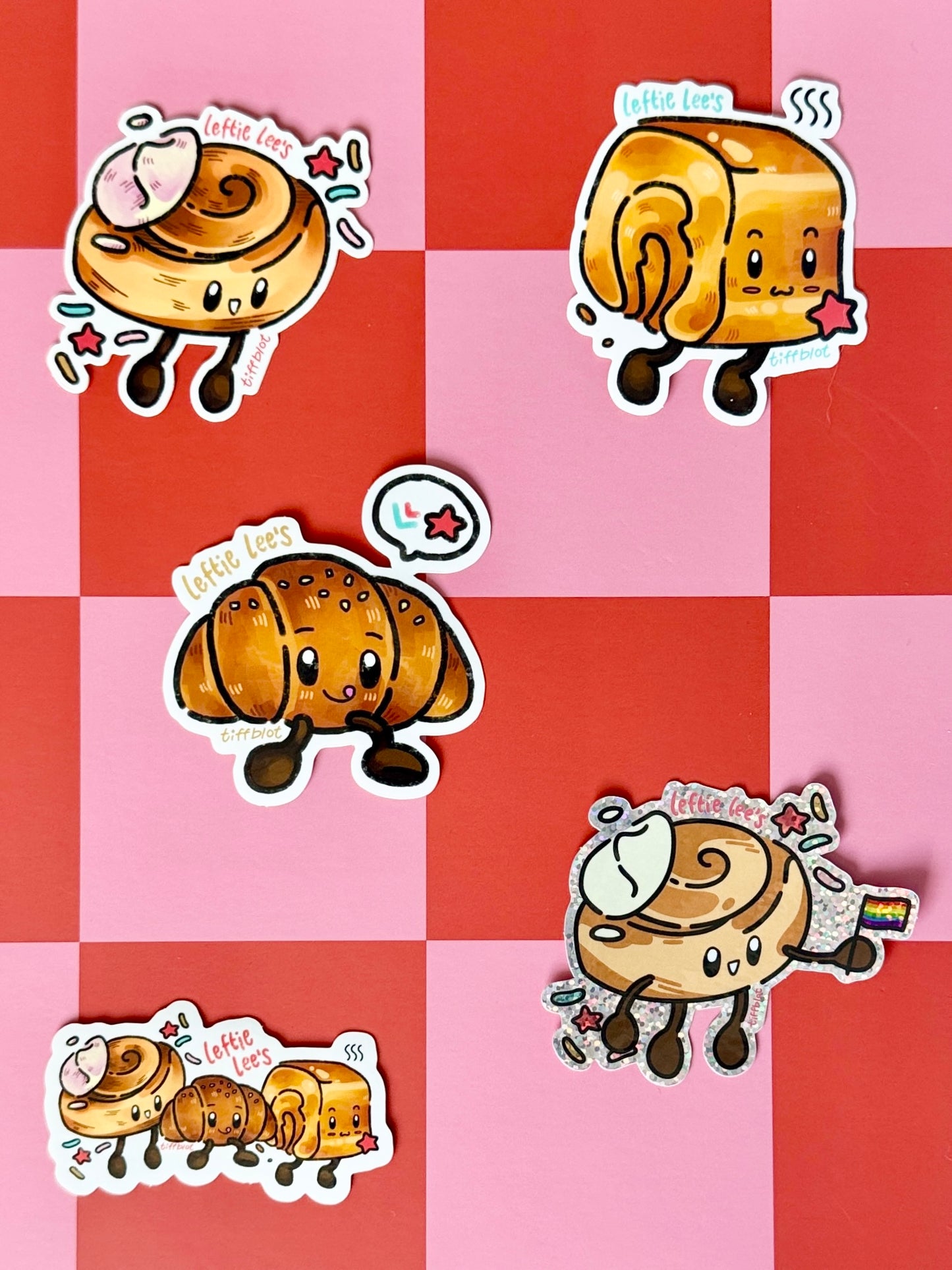 Leftie Lee’s Character Stickers