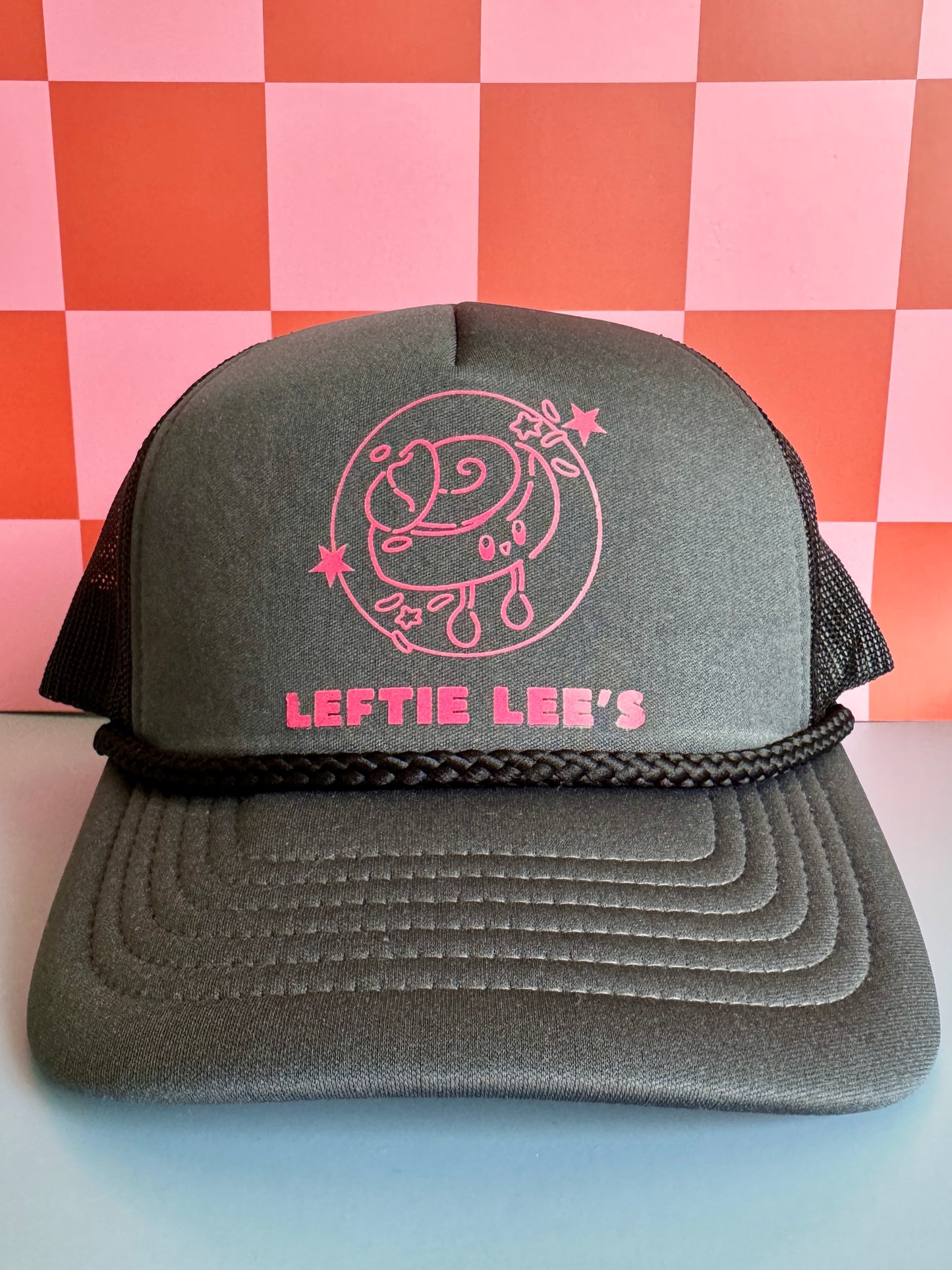 Cinnaroll Snapback Hat in Black