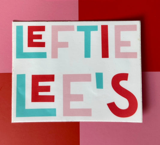 Leftie Lee’s Namesake Sticker